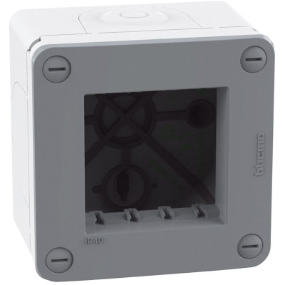 SCATOLA CUSTODIA 2 POSTI IP40 GRIGIA MATIXGO
