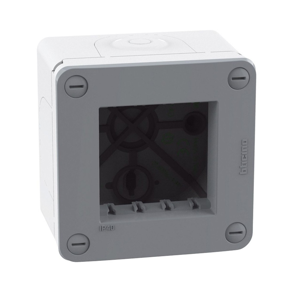 SCATOLA CUSTODIA 2 POSTI IP40 GRIGIA MATIXGO
