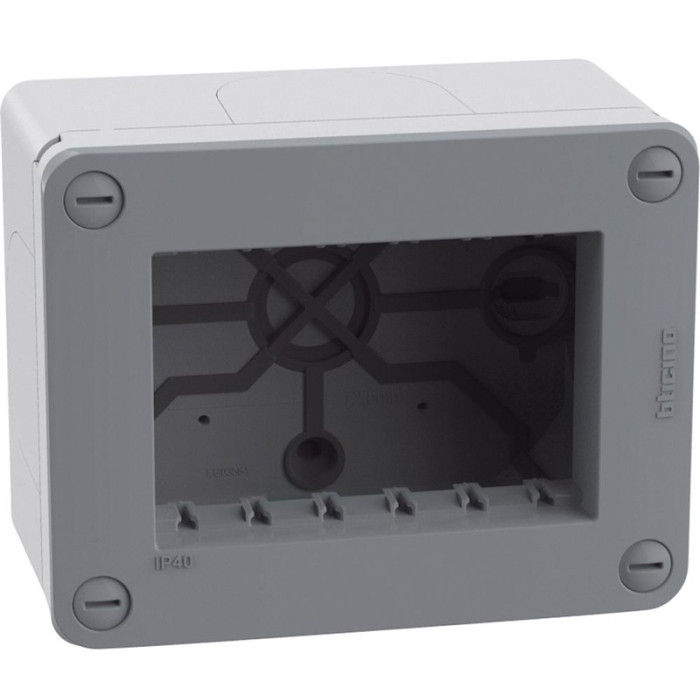SCATOLA CUSTODIA 3 POSTI IP40 GRIGIA MATIXGO