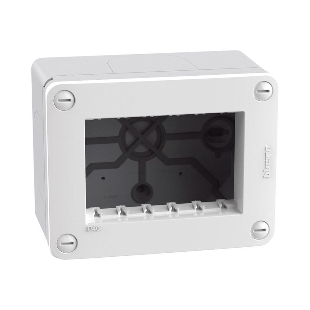 SCATOLA CUSTODIA 3 POSTI IP40 BIANCO MATIXGO