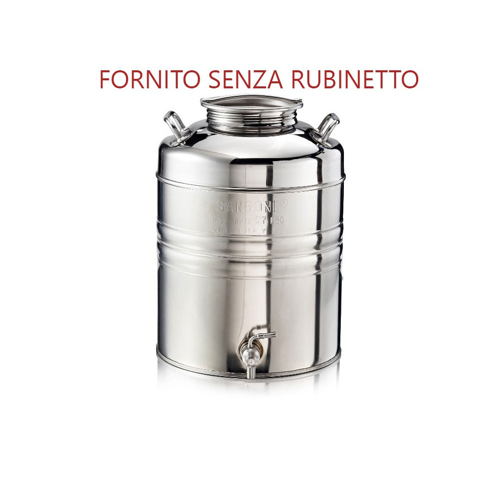 CONTENITORE OLIO 25 LT INOX SANSONE