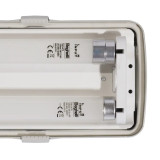 PLAFONIERA STAGNA 2 X T8 LED 60cm IP65 BEGHELLI
