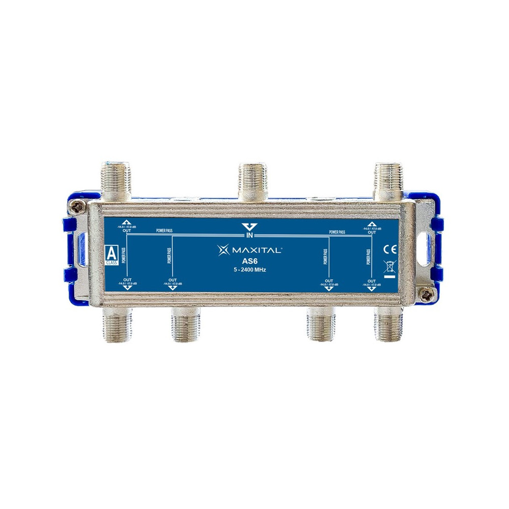 PARTITORE TV INTERNO CC 6 OUT F  - MAXITAL