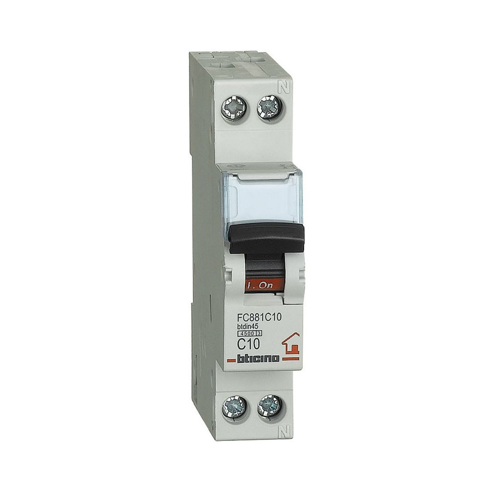 INTERRUTTORE MAGNETOTERMICO 10A1MD 4500K BTICINO