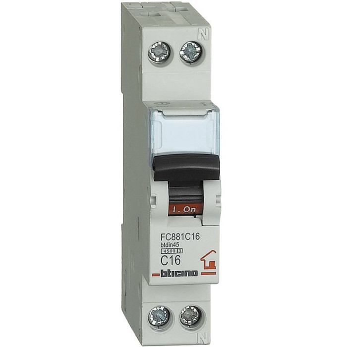 INTERRUTTORE MAGNETOTERMICO 16A 1MD 4500K BTICINO