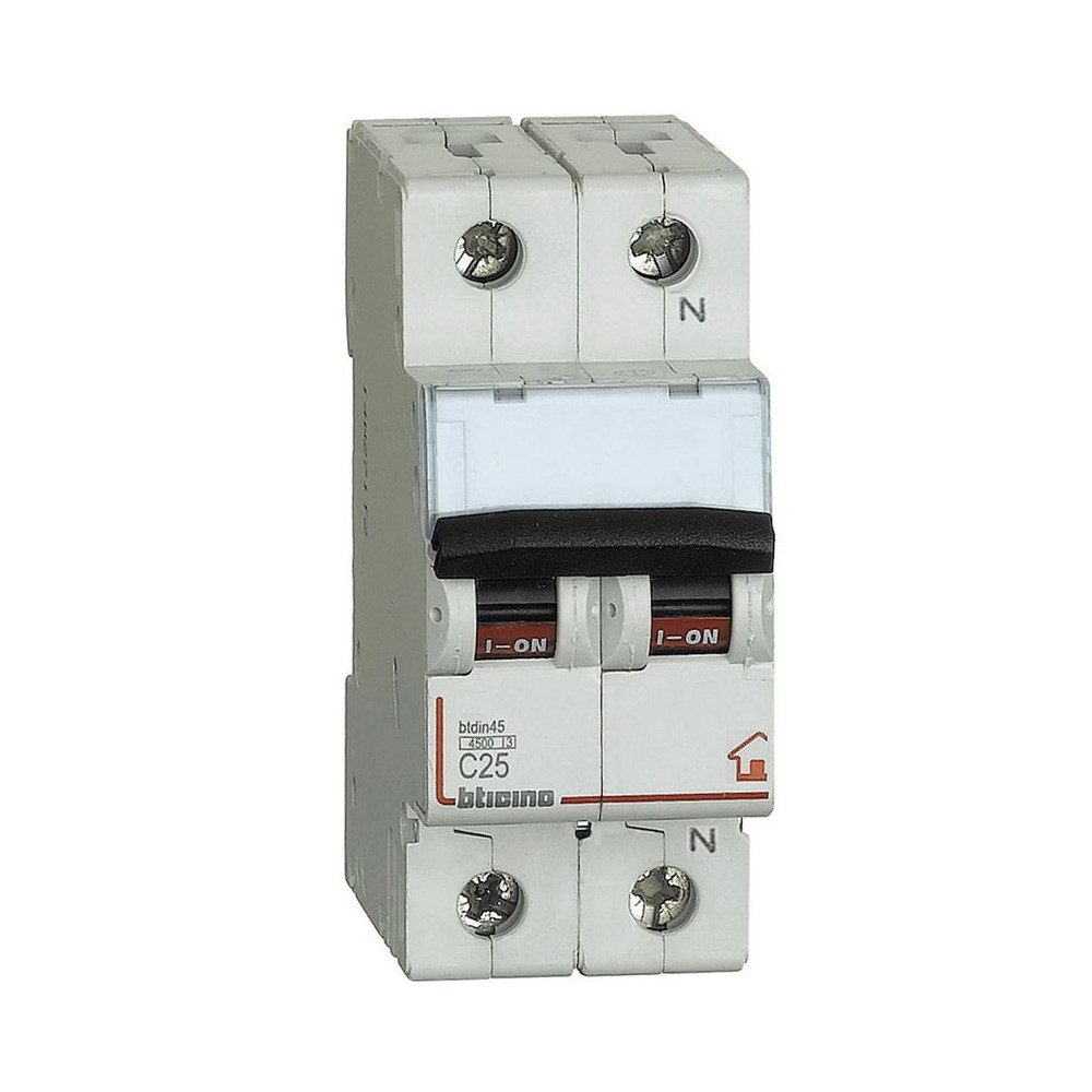 INTERRUTTORE MAGNETOTERMICO 25A 2MD 4500K BTICINO