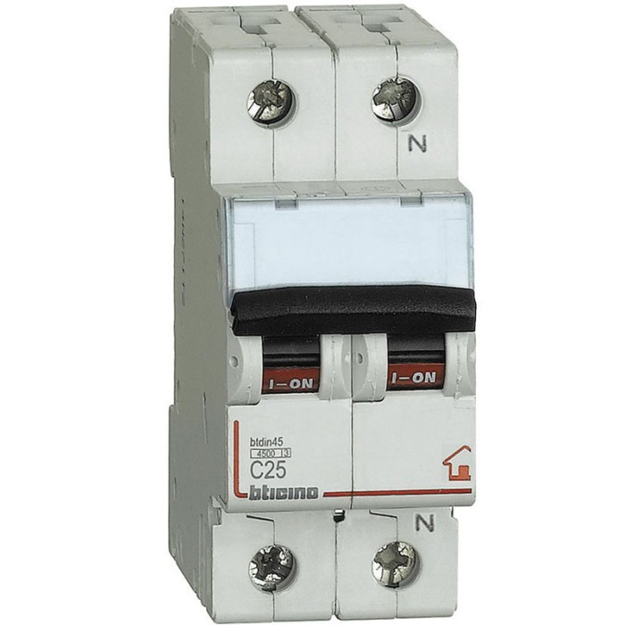 INTERRUTTORE MAGNETOTERMICO 25A 2MD 4500K BTICINO
