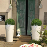VASO CONICO MOD. "ELEGANT" D. 40 BIANCO
