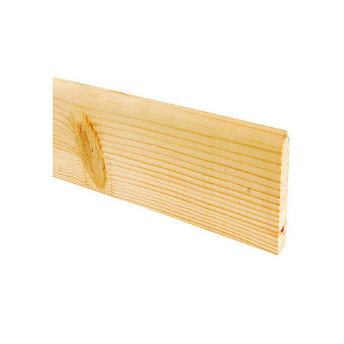 BATTISCOPA PINO GREZZO MM 10x70  - 2,7MT PIRCHER