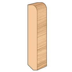 BATTISCOPA PINO GREZZO MM 10x70  - 2,7MT PIRCHER