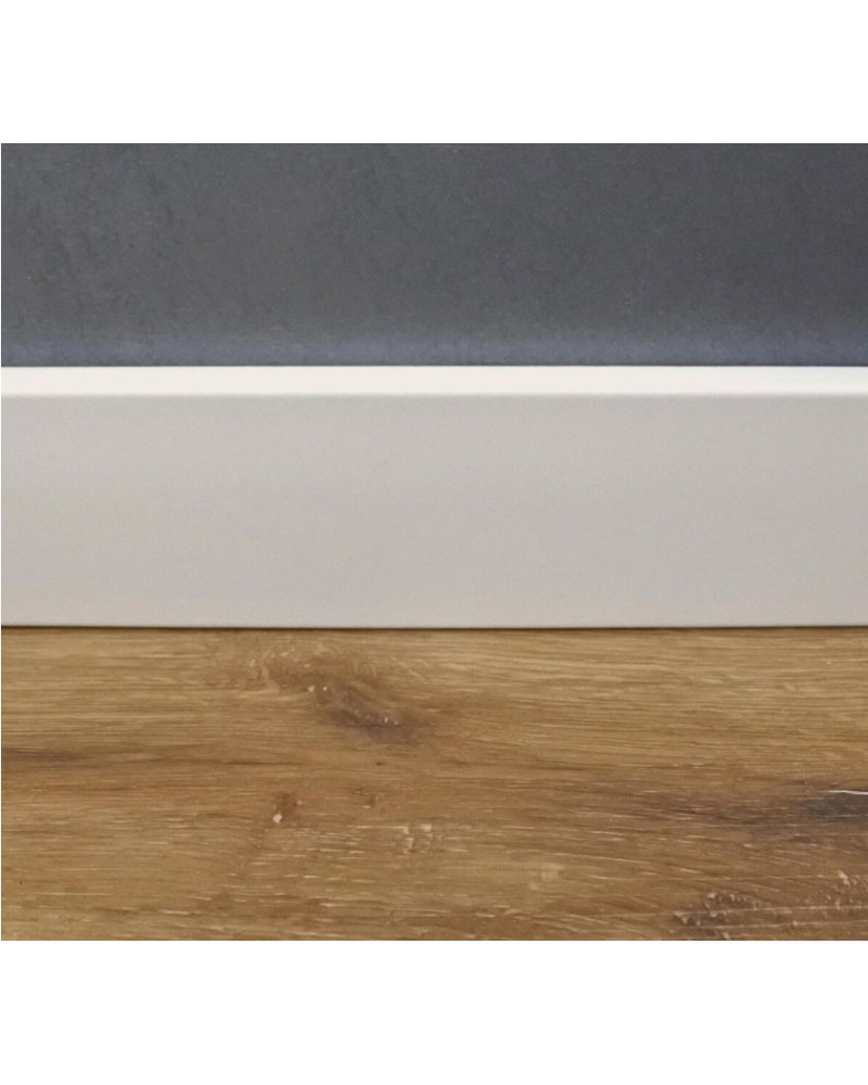 BATTISCOPA SQUARE BIANCO MM 14x70  - 2,5MT ESPANSO