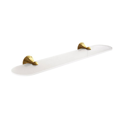 MENSOLA IN VETRO SATINATO ROMANCE DA 60 CM