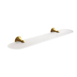 MENSOLA IN VETRO SATINATO ROMANCE DA 60 CM