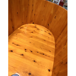 VASCA DA BAGNO IN LEGNO ORCHIDEA