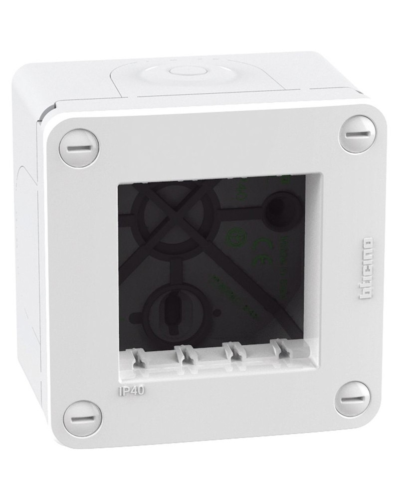 SCATOLA CUSTODIA 2 POSTI IP40 BIANCO MATIXGO