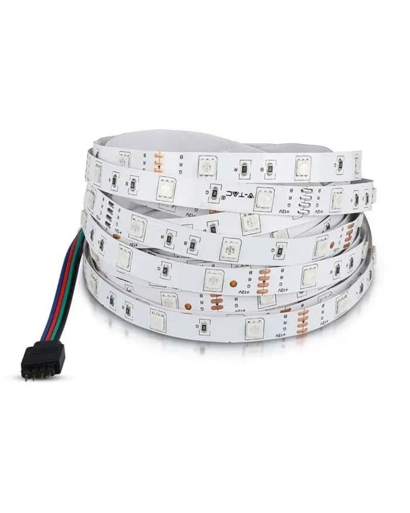 STRIP LED 5050SMD 12V IP20 5MT 3000K VTAC