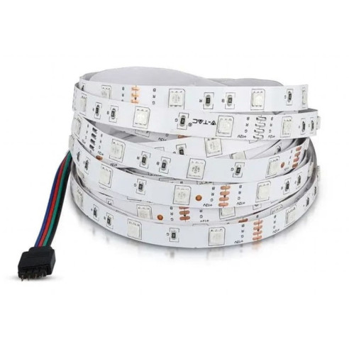 STRIP LED 5050SMD 12V IP20 5MT 3000K VTAC