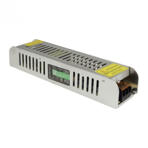 TRASFORMATORE  PER LED 12V 120W - 240V 10A IP20 - ECOLIGHT