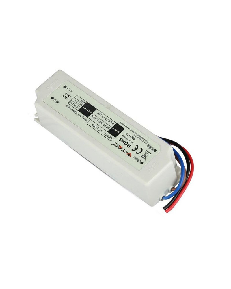 TRASFORMATORE PER LED SLIM 12V 30W IP67 VTAC