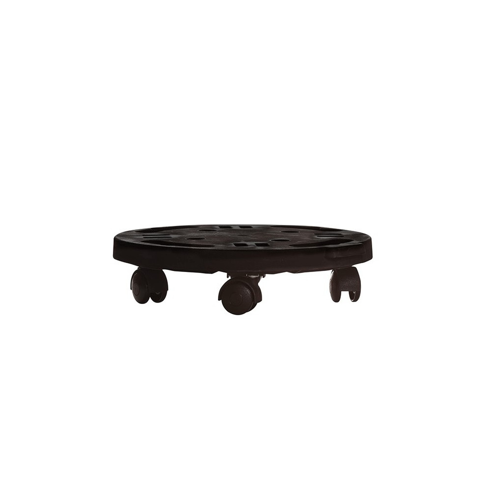 CARRELLO TONDO CON RUOTE IN PP D.30 CM