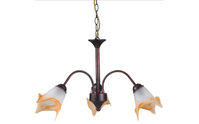 LAMPADARIO 1162 RUGGINE 3XE14