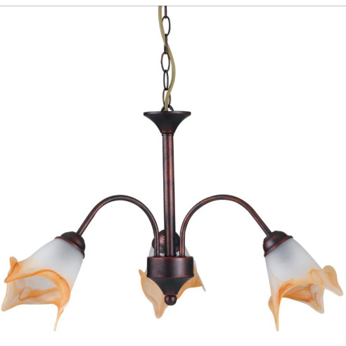 LAMPADARIO 1162 RUGGINE 3XE14