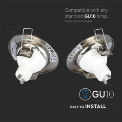 PORTAFARETTO 2 PZ  NIKEL SATINATO TONDO D.80XH.30