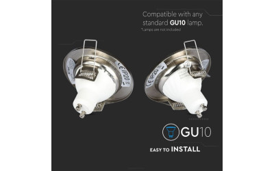 PORTAFARETTO 2 PZ  NIKEL SATINATO TONDO D.80XH.30