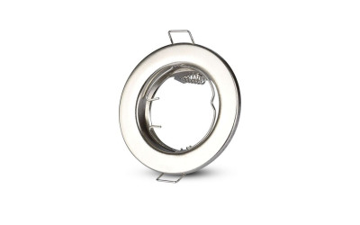 PORTAFARETTO 2 PZ  NIKEL SATINATO TONDO D.80XH.30