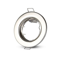 PORTAFARETTO 2 PZ  NIKEL SATINATO TONDO D.80XH.30