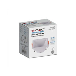 FARETTO LED GU10 QUADRATO 93X93X55MM