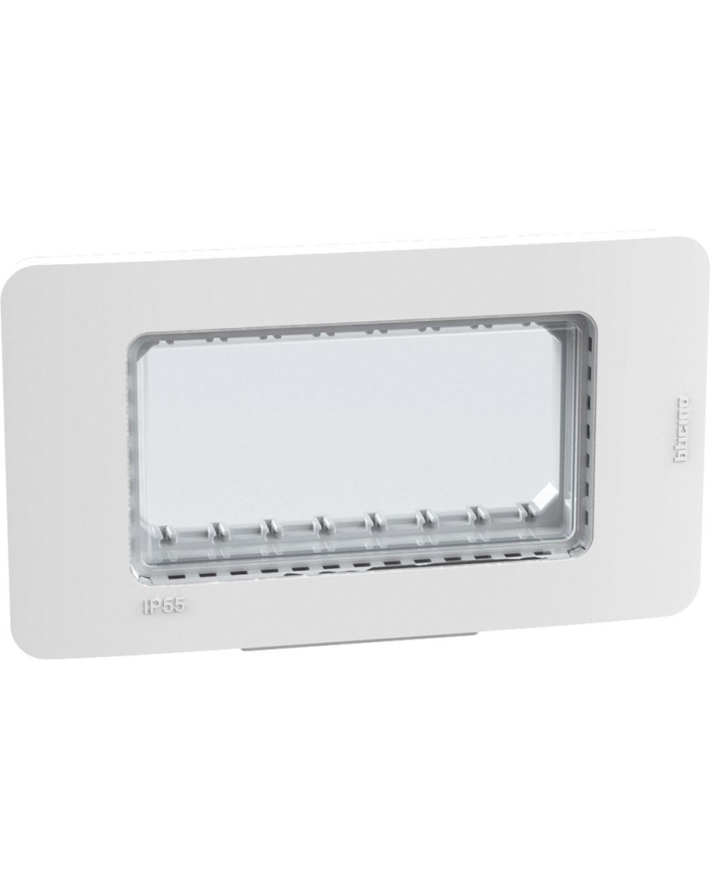 PLACCA IDROBOX IP55 4 POSTI  BIANCO MATIXGO