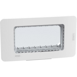 PLACCA IDROBOX IP55 4 POSTI  BIANCO MATIXGO