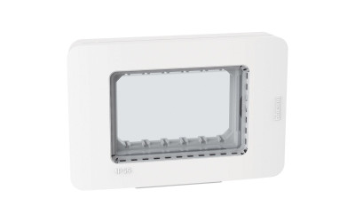 PLACCA IDROBOX IP55 3 POSTI  BIANCO MATIXGO